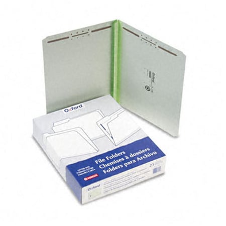 Esselte Pendaflex Pressboard Folders with two 2 Cap Fasteners Letter Green, 25PK 17180